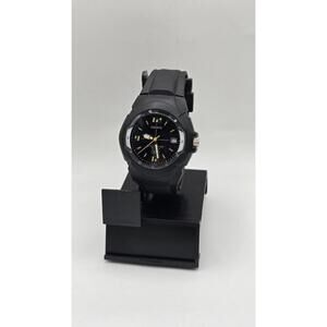 Men's MW600F-1AVCF Classic Sport Black Resin Band Casio Analog Round Watch